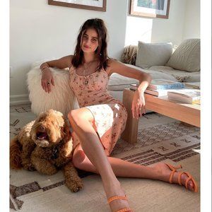 Reformation - Lauryl Dress sz 8 - Pink Floral (fits like a 6!)